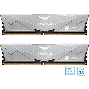 Team T-Force Vulcan ECO 32GB (2 x 16GB) 288-Pin PC RAM DDR5 6400 (PC5 51200) Desktop Memory Model FLESD532G6400HC38JDC01 - Newegg $379.97
