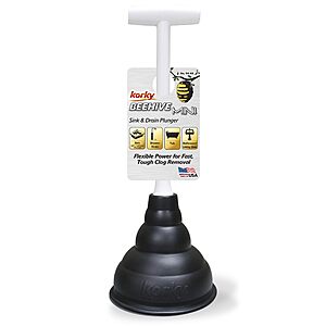 Korky Beehive Mini Sink and Drain Plunger $5.99 + Free Shipping w/ Prime or on $35+