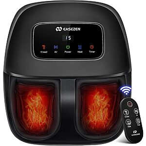 EaseZen Shiatsu Deep Kneading Foot Massager w/ Heat & Remote $54.00 + Free Shipping