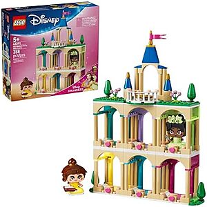 [NEW] $31.95 | 358-Piece LEGO Disney: Mini Disney Princess - Mini Belle & Tiana with Castle (43291, 2026) at Amazon