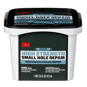 16-Oz 3M High Strength Small Hole Repair $2.80 + Free Shipping w/ Prime or on $35+