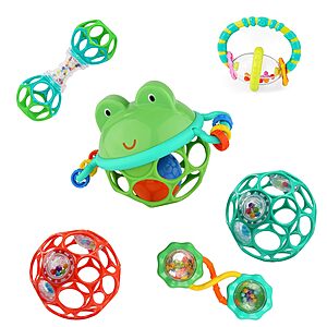 6-Piece Bright Starts Little Shakers Rattle & Teether Gift Set w/ Oball Technology $8.05 + Free Shipping w/ Prime or on $35+
