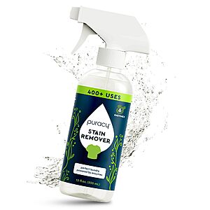 Puracy Stain Remover, Travel and Laundry Stain Cleaner for Clothes, Baby Essentials, Kids Stains, Oil and Fabric Spot Cleaner (Stain Remover Spray, 12 fl oz) $7.99