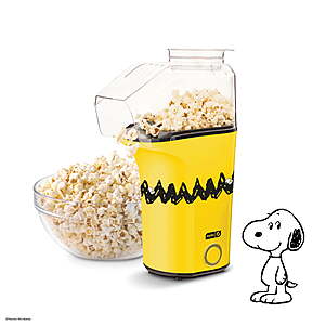 Peanuts x Dash 4-Quart Hot Air Popcorn Maker w/ Butter Melting Tray $12.25 + Free Shipping w/ Walmart+ or on $35+