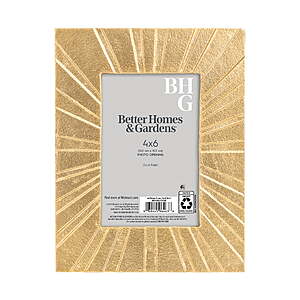 Better Homes & Gardens 4"x6" Radiant Metal Picture Frame (Gold or Silver) $2.23 + Free Shipping w/ Walmart+ or on $35+