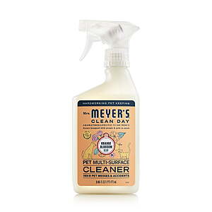 16-Oz Mrs. Meyer's Clean Day Pet Multi-Surface Cleaner (Orange Blossom Scent) $5.49 + Free S&H w/ Walmart+ or on $35+