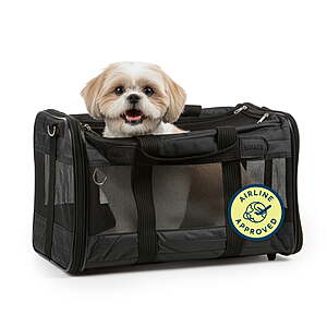 Sherpa Original Deluxe Travel Pet Carrier (19"L x 11.8"W x 11.5"H) $15.31 + Free S&H w/ Walmart+ or on $35+