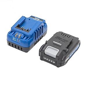 Kreg 20V 2.0Ah Blue Ion Battery and Charger Starter Kit (BCB2A20A) $45.5