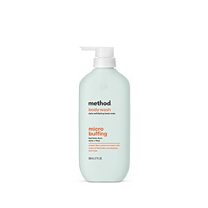 17-Oz Method Exfoliating Body Wash (Lavender, Eucalyptus & Rose) $4.98 w/ S&S + Free Shipping w/ Prime or on $35+