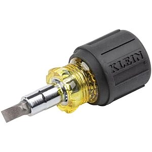 6-in-1 Klein Tools Multi-Bit Stubby Screwdriver/Nut Driver $8.98 + Free Shipping w/ Prime or on $35+