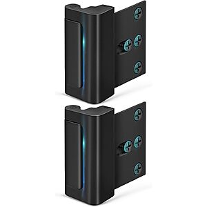 [Prime] 2-Pack 3" EVERPLUS Metal Door Reinforcement Lock (Black) $12.72 ($6.36 each) + Free Shipping w/ Prime or on $35+