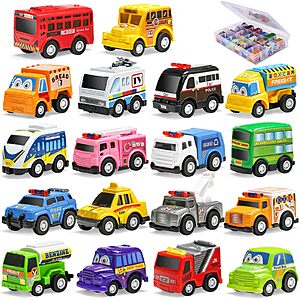 12-Pack KarberDark Pull Back Mini Vehicle Set $9.49 + Free Shipping w/ Prime or on $35+