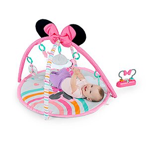 $24.50: Bright Starts Disney Baby Minnie Mouse Forever Besties Activity Gym, Pink, Newborn+