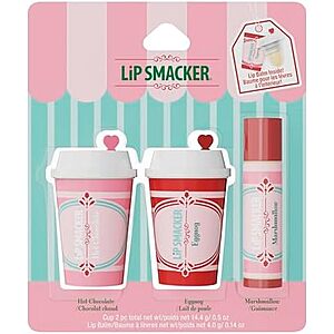 Lip Smacker Holiday Café 3-Piece Lip Balm Set (Eggnog, Hot Chocolate, Marshmallow) $3.87 + Free Shipping w/ Prime or on $35+