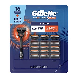 Gillette Proglide Plus Razor Handle and 16 Cartridges $41.99 Free Shipping Costco.com