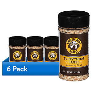 6-Pack 5-Oz Einstein Bros Everything Bagel Seasoning Blend $8.23 + Free S&H w/ Walmart+ or on $35+
