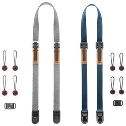 Peak Design Leash Camera Strap (Ash Gray|Midnight Blue) w/FS $32