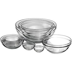 $24.80* | 10-pc Anchor Hocking Glass Mixing Bowls Set at Amazon
