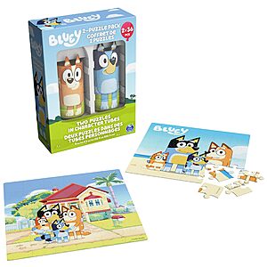2-Pack 36-Piece Spin Master Games Bluey Puzzles $5.24 + Free Shipping w/ Prime or on $35+