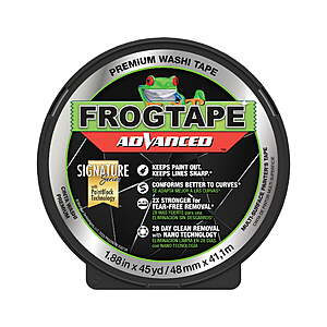 FrogTape Advanced 1.88 in. x 45 yd. Green Painter's Tape $5.49 + Free S&H w/ Walmart+ or $35+