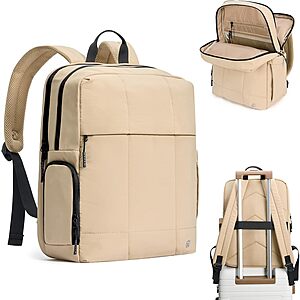 CLUCI Lightweight Flight-Approved Travel Backpack w/ Shoe Compartment (Fits 15.6" Laptop) $14.99 + Free Shipping w/ Prime or on $35+