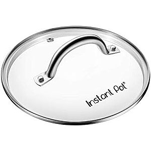 9.1" Instant Pot 6-Quart Tempered Glass Lid w/ Stainless Steel Handle & Rim $9.60