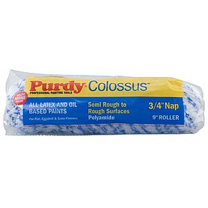 $2.79: Purdy Colossus 9 in. x 3/4 in. Woven Fabric Roller Cover - 1 Each at Amazon