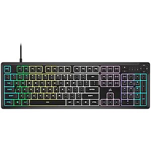 $34.99* | Corsair K55 CORE RGB Membrane Wired Gaming Keyboard at Amazon