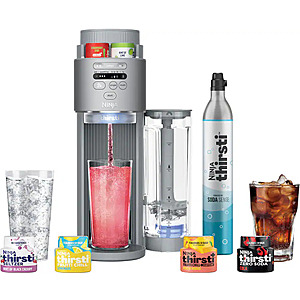 YMMV Ninja - Thirsti Max Custom Sparkling & Still Hydration System - Silver $35.99