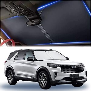 57" x 32" Automotive Windshield Sunshade w/ Storage Bag $6.38 + Free Shipping w/ Prime or on $35+