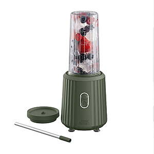 Thyme & Table 900W 25-Ounce Single Serve Blender w/ Smart Seal Lid & 6-Point Stainless Steel Blade (Dusty Moss or Red) $22.75 + Free Shipping w/ Walmart+ or on $35+