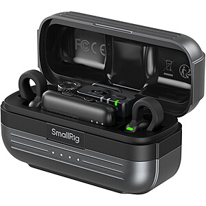 SmallRig S 70 2-Person Wireless Microphone System for Cameras and Mobile Devices (2.4 GHz, Black) $59.99 @B&H