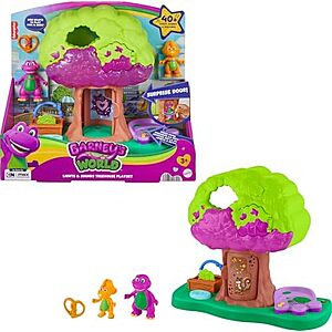$7.30** | Barney's World Lights & Sounds Treehouse Playset at Amazon