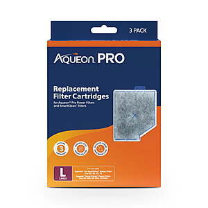 Aqueon Replacement Filter Cartridges Large Large, 3-Pack $2.24
