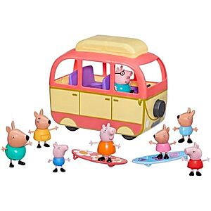$18.43* | Peppa Pig Peppa Visits Australia Campervan Vehicle Preschool Toy with Rolling Wheels (Amazon Exclusive) at Amazon
