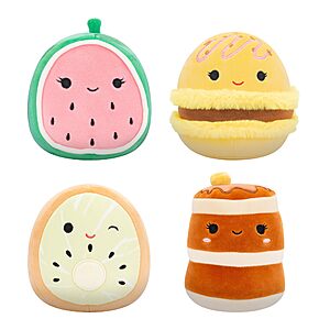 4-Pack Squishmallows Original 5-Inch Food Plush Kachina Kiwi & More $5.23 + Free S&H w/ Prime or $35+