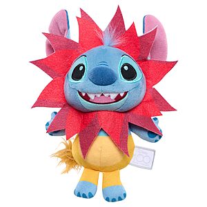 Just Play Disney100 Stitch as Simba 9" Plush Stuffed Animal Toy $3.29 + Free S&H w/ Prime or $35+