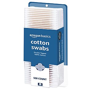 500-Count Amazon Basics Cotton Swabs $2.12 w/ S&S + Free Shipping w/ Prime or on orders over $35