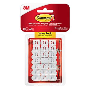 [S&S]$1.41: Command Decorating Clips, 40 Clips and 48 Strips at Amazon