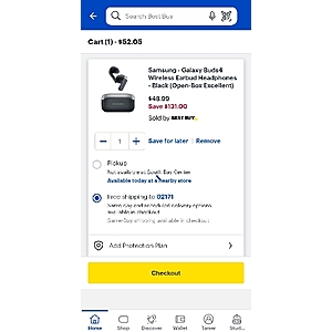 Samsung Galaxy buds4 open box excellent $48.99 at Bestbuy other good & fair options cheaper