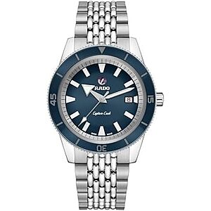 $1889.96* | RADO Captain Cook Automatic Bracelet Watch, 42mm in Blue at Amazon