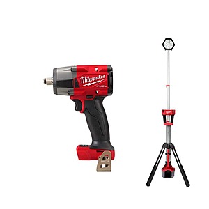 Milwaukee M18 FUEL Gen-2 18-Volt Lithium-Ion Brushless Cordless Mid Torque 1/2 in. Impact Wrench with Friction Ring & Tower Light $264