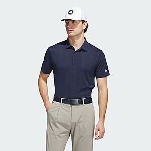 adidas men Ultimate365 Micro Texture Polo Shirt $21 + Free Shipping