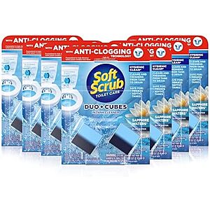 [SnS, AC] $10.98* | 14-Count Soft Scrub DuoCubes In-Tank Toilet Cleaner (Sapphire Waters) at Amazon