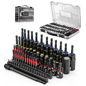 Prime Members: 80-Piece Saker Magnetic Impact Nut Driver Set w/ SAE & Metric Bits, Socket Adapters & Storage Case $33.59 + Free Shipping w/ Prime or on $35+