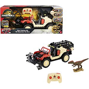 Matchbox RC Jurassic World Toy Truck with Dinosaur Figure $18.22 + Free Shipping w/ Prime or on $35+