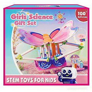 SMILESSKIDDO 100+ Girls Science Kit for Kids Ages 5 6 7 8 10 | STEM Toys for Girl $21.99