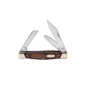 Buck Knives 371Stockman 3-Blade Folding Pocket Knife w/ Woodgrain Handle (Brown) $28.99 + Free S&H w/ Walmart+ or on $35+
