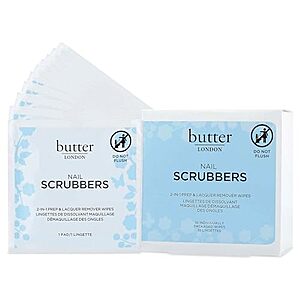 [NEW, SnS] $5.70 | butter LONDON Pre-Soaked Nail Polish Remover Pads at Amazon