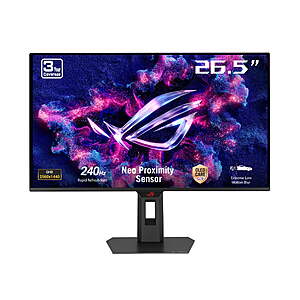 27" ASUS ROG Strix 2560x1440 QHD QD-OLED 240Hz Gaming Monitor (XG27AQDMESZ) $349.00 + Free Shipping w/ Walmart+ or on $35+